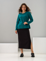 Лонгслив ЛНкл-081/изумруд