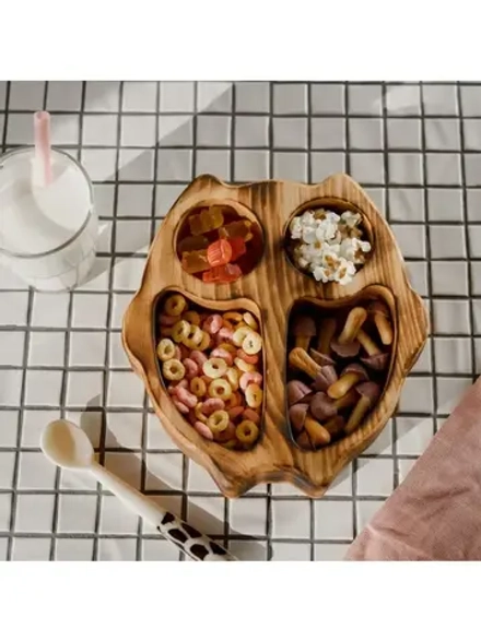 Менажница "Сова" из Сибирского кедра