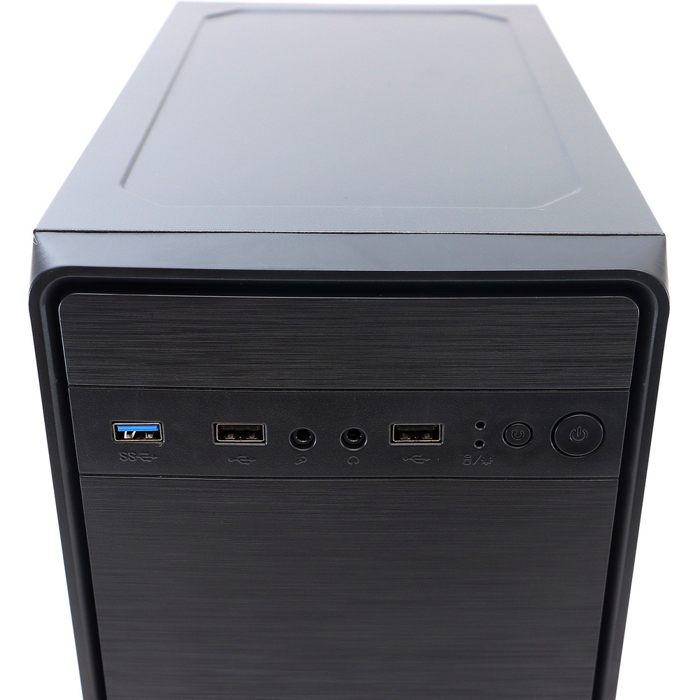 Корпус TESLA 1708U3BM, БП:450W, mATX, чёрный, 2xUSB2, 1xUSB3 (TSL-1708U3-450W-BM)