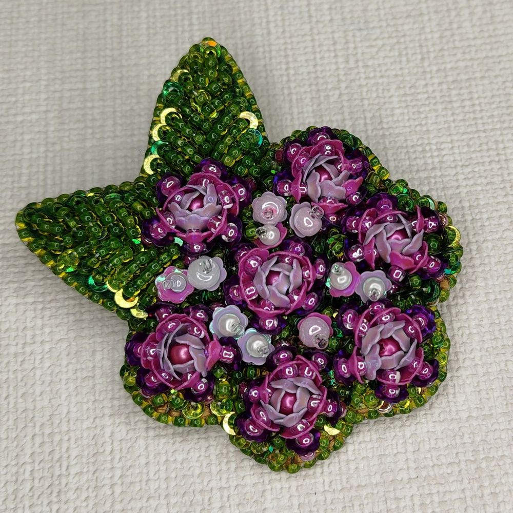 Авторская брошь Цветы