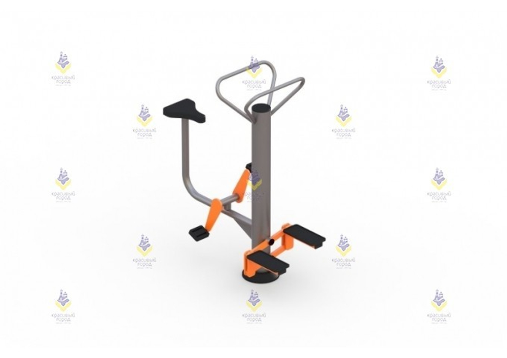 Уличный тренажер Степ + Вело