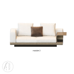 Connery sofa by Minotti Set 5 module 2