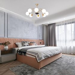 Люстра на штанге Arte Milano AM-Napoli 312066/D940/8 BS/BK