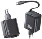 Зарядное устройство Usams CC241TC01 USB Type-C черный