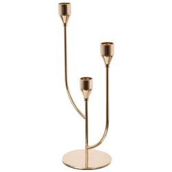 GAEM Подсвечник для 3-х свечей, L14 W10 H31 см