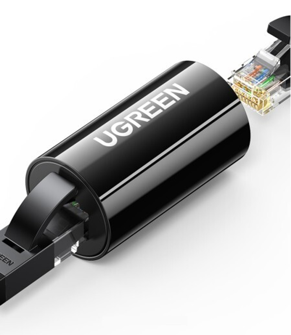 Адаптер соединитель патч-корда RJ-45, Cat.7, 10Gbps UGREEN 30837