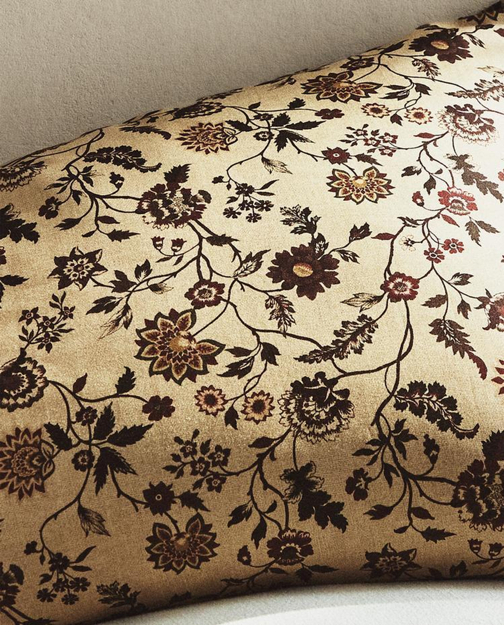 ZARA HOME НАВОЛОЧКА С ПРИНТОМ, БЕЖЕВЫЙ