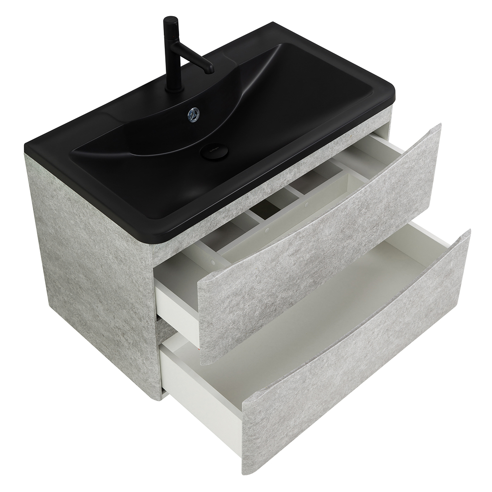 Мебель для ванной комнаты подвесная BelBagno ACQUA-800-2C-SO-CVG 80см Cemento Verona Grigio