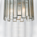 712044 Люстра AGAVE 3х40W E27 СЕРЕБРО С ПАТИНОЙ/ПРОЗРАЧНЫЙ