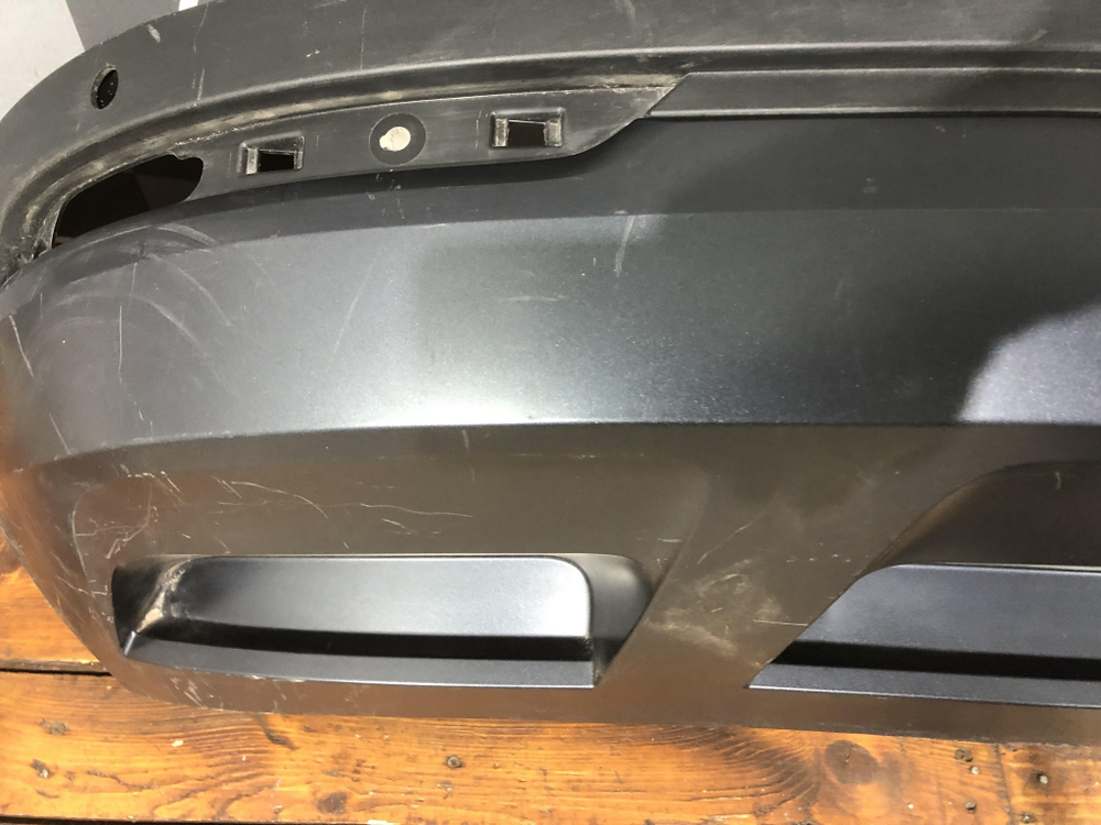 Юбка заднего бампера Skoda Karoq 17-нв Б/У Оригинал 57R807835