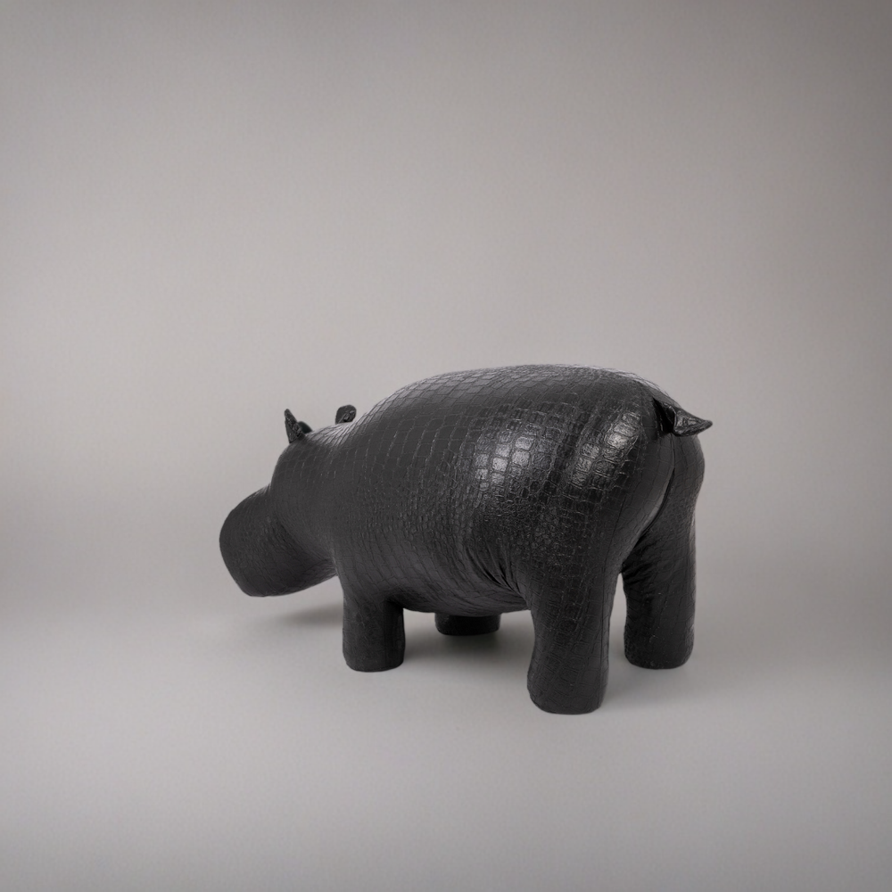 Банкетка Пуф Бегемот Черный малый