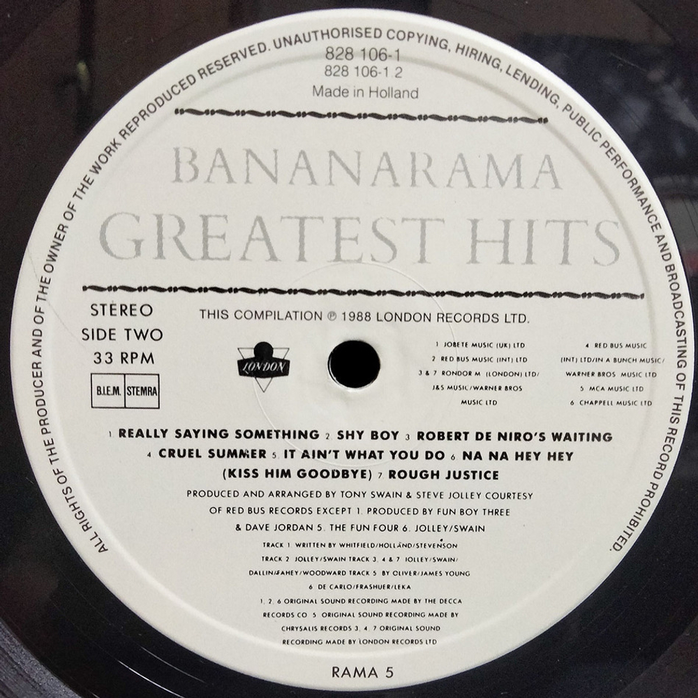 Bananarama / The Greatest Hits Collection (LP)