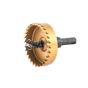 Коронка по металлу HSS, 50 мм, нитридтитановое покрытие //Denzel 724116