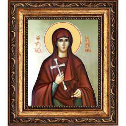 Севастиана Агеева-Зуева преподобномученица. Икона на холсте.