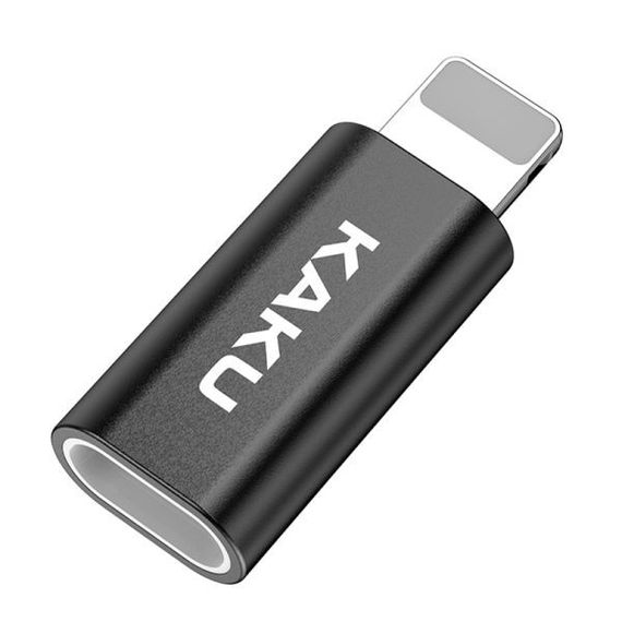 Ötürücü Micro USB \ Переходник Micro USB на Lightning - USB KAKU (KSC-559) черный