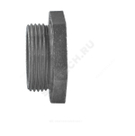 Заглушка (пробка) проходная 1 1/4"x3/4" правая резьба для чугунных радиаторов QLCX