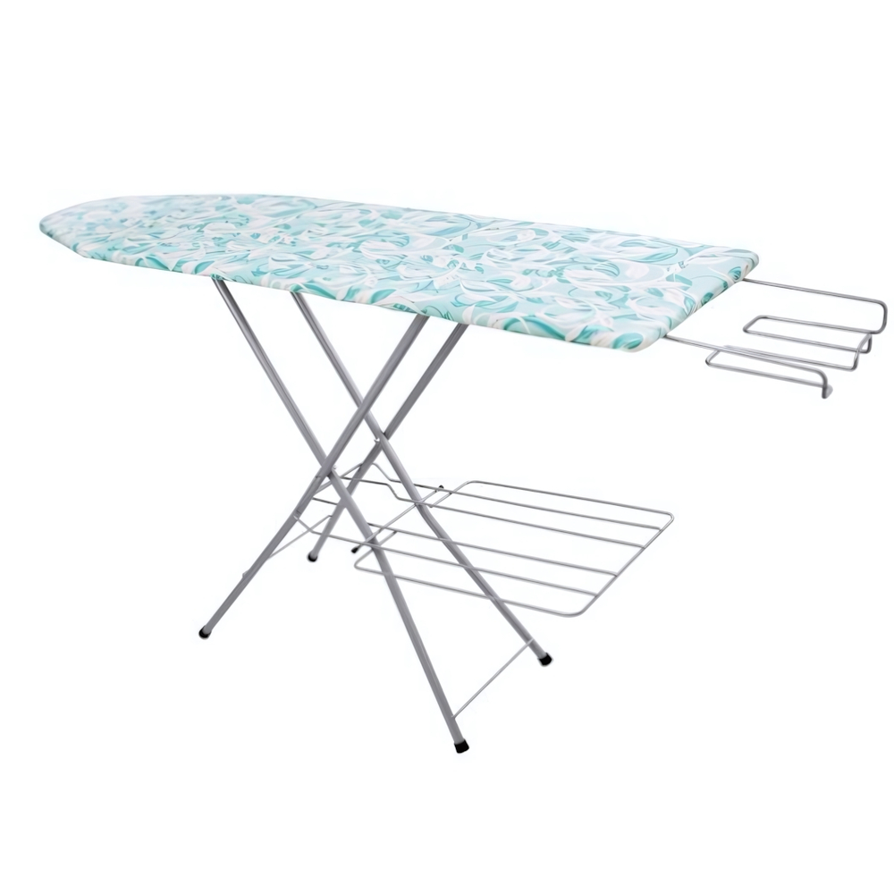 Гладильная доска «НЕВА 5» 1240х355 мм с полкой для утюга и белья Основа - МДФ 10 мм