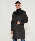 Хлопковое пальто h-hyde BOSS BLACK - серый(50525739)