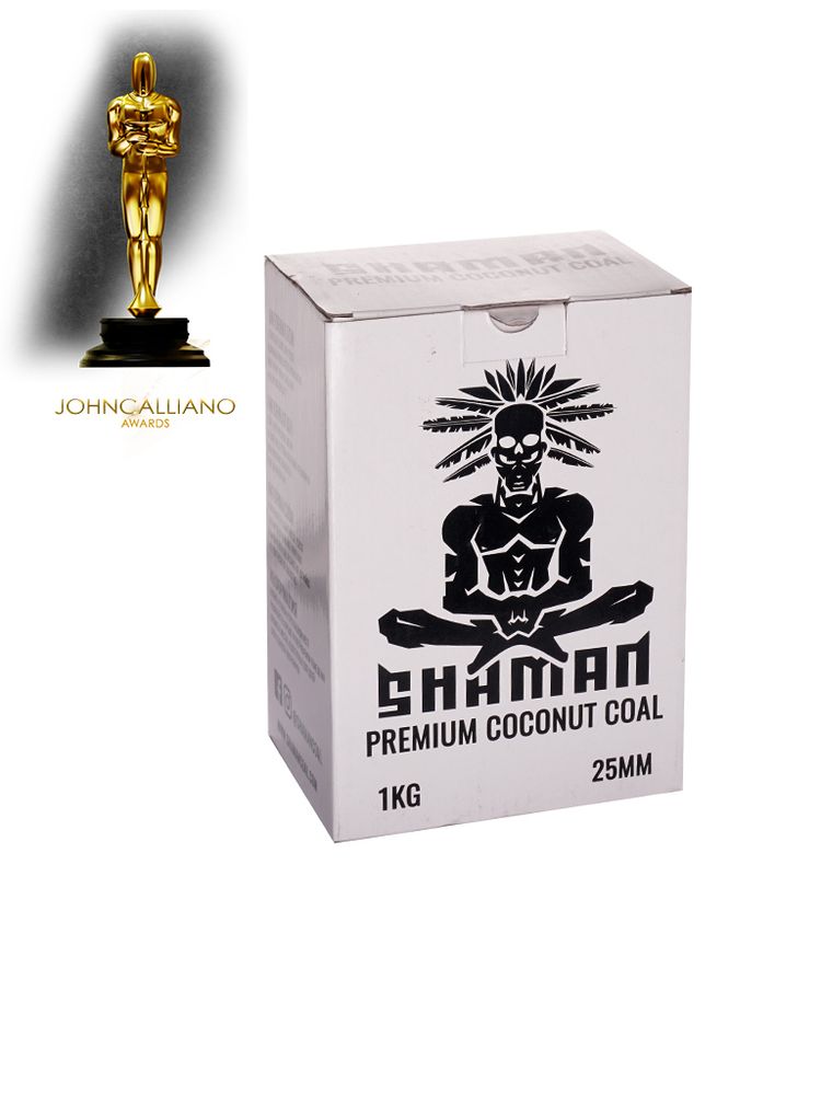 Уголь кокосовый «Shaman», 25 мм (72 шт., 1 кг.)