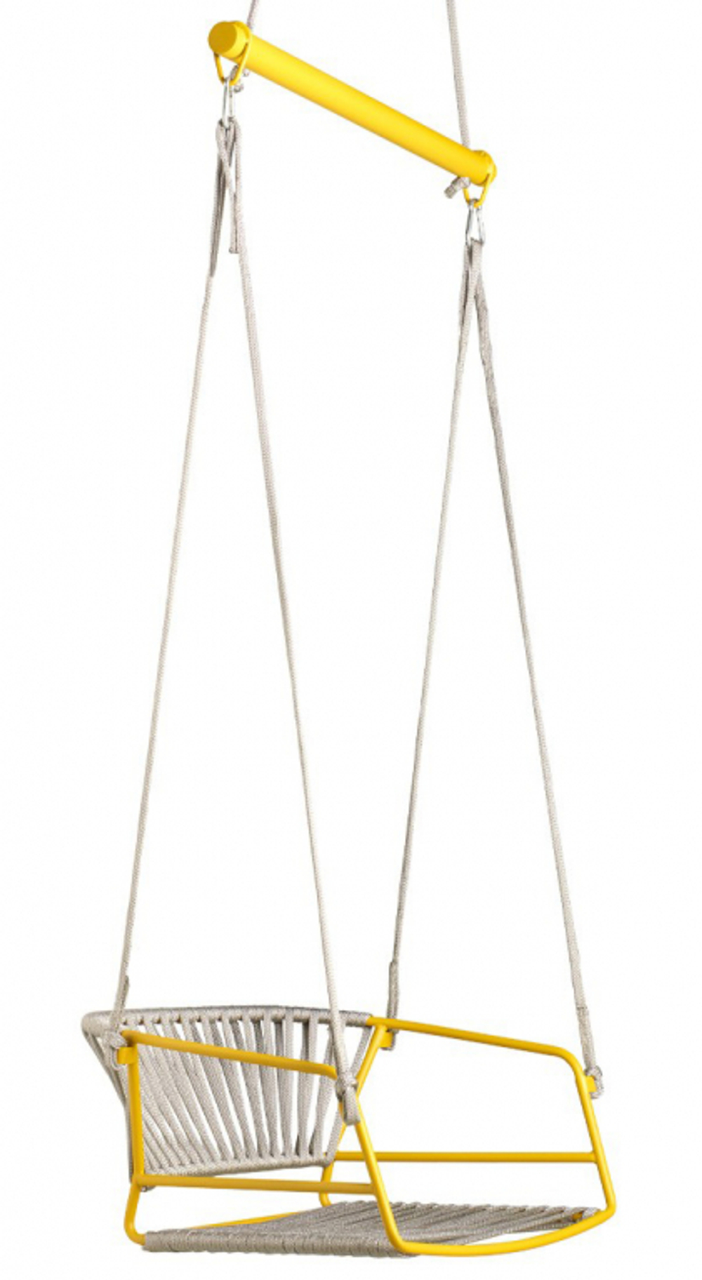 Качели плетеные Scab Design Lisa Swing, желтый, серебристый