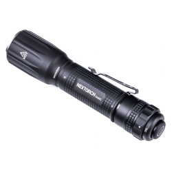 Тактический фонарь Nextorch TA30C — универсальное питание: один аккумулятор 18650 (с USB Type-C на аккумуляторе) или два элемента CR123A