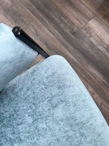 Стул М-City DISAUR Дилл, Rain 7 Бриз, Велюр, Черный каркас