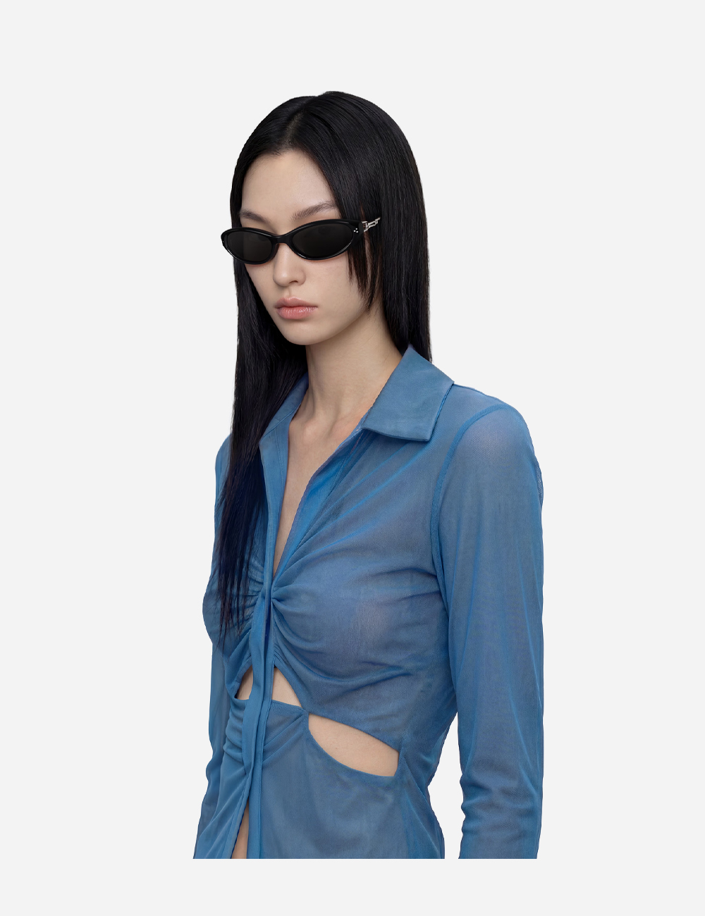 Солнечные очки Gentle Monster Crepe 01 "Black"