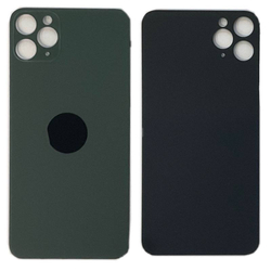 Задняя крышка для Apple iPhone 11 Pro Max Темно-зеленый (стекло, широкий вырез под камеру)