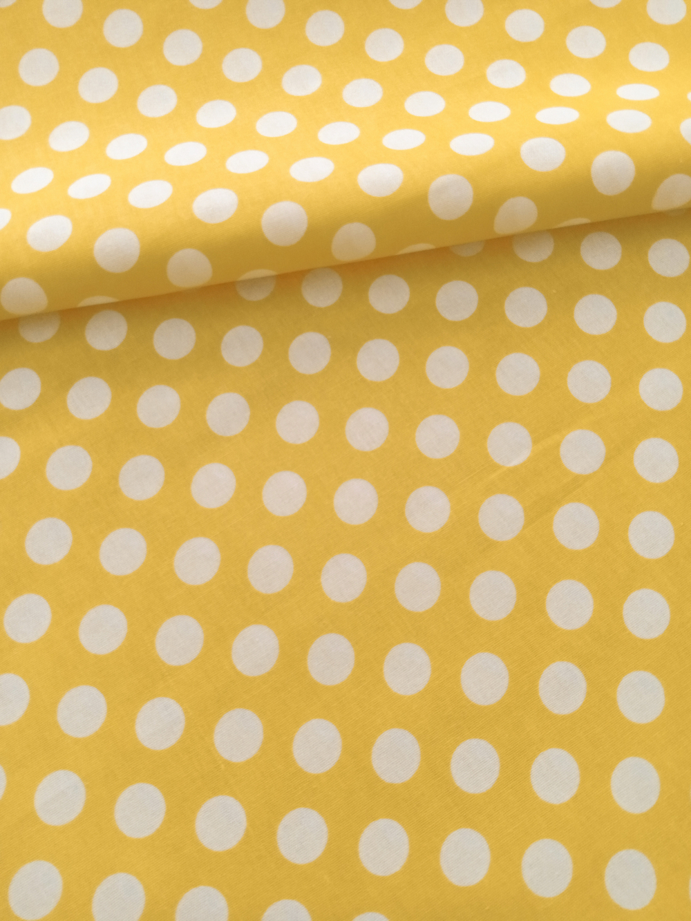 Ткань бязь плательная, рис. "Горох 18 мм", ширина 150 см, арт. 18.1