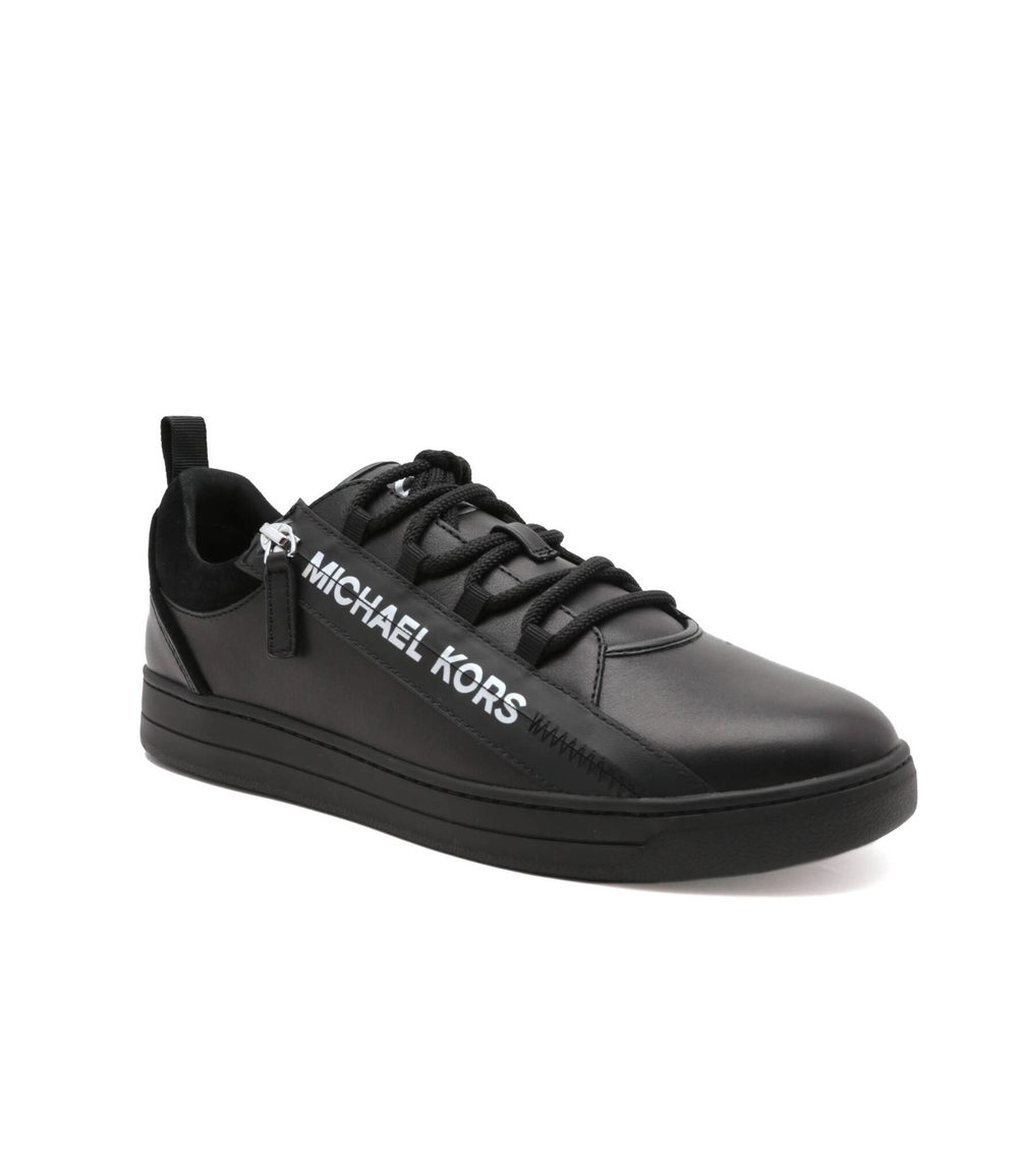 Кожаные кроссовки keating zip Michael Kors - черный(42S3KEFS8L)