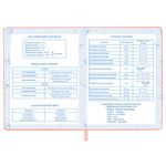 Дневник для музыкальной школы 170х215 мм, 48 л., обложка кожзам твердая, фольга, BRAUBERG, справочный материал, НОТКИ, 107368