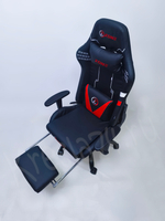 Геймерское кресло из эко кожи с качанием