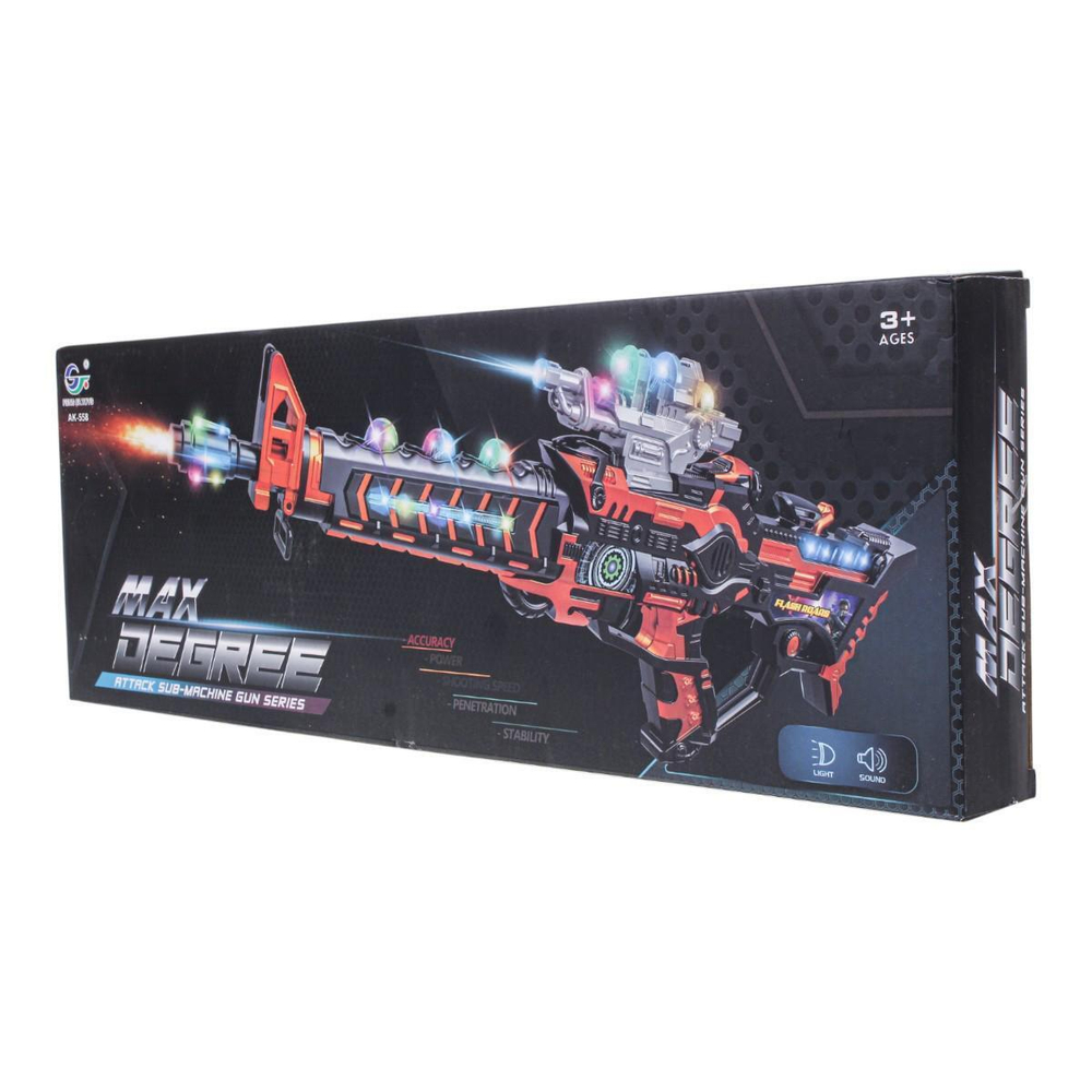 Автомат на батарейках, коробка AK-558