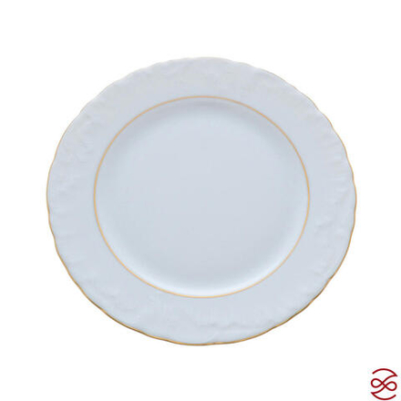 Набор плоских тарелок 21 см Repast Rococo с золот.полос. ( 6 шт)