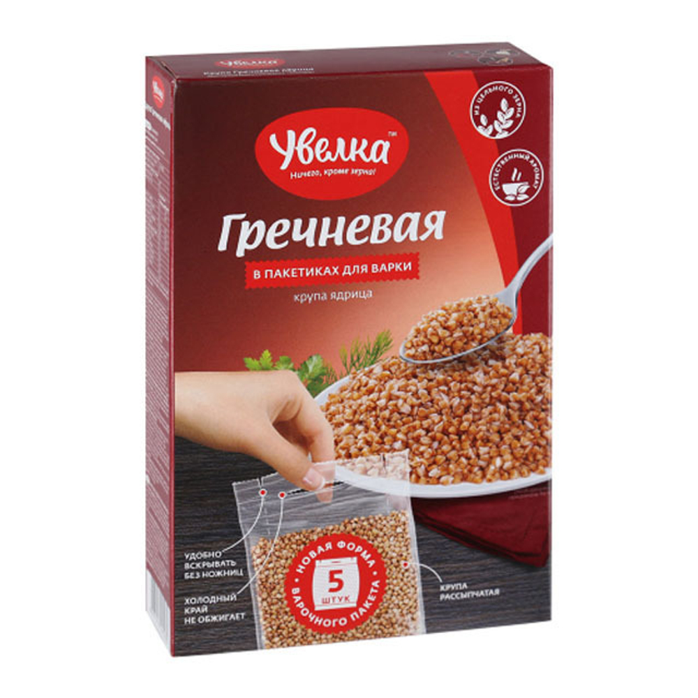 Крупа Гречневая Увелка ядрица 400 гр