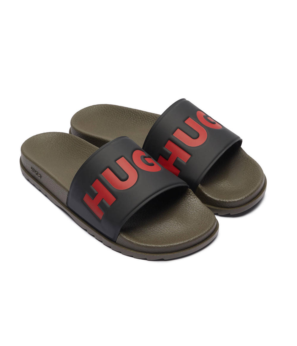 Шлепанцы Match_it_Slid_rblg_N HUGO - черный(50498352)