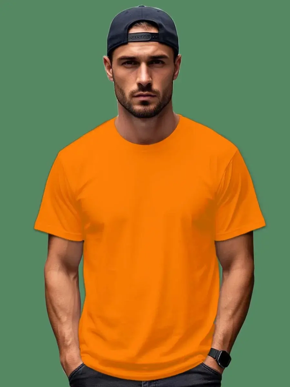 Футболка Взрослая.Премиум однотонная.1 шт