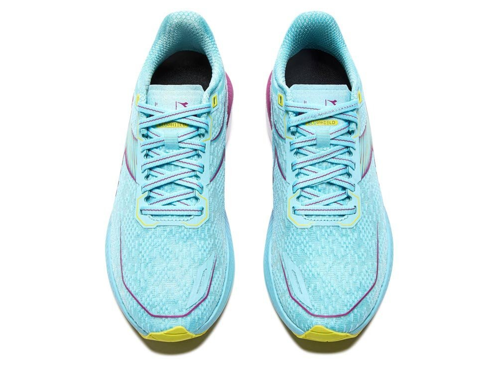 Кроссовки для бега женские Diadora Mythos Blushield Volo 5 W Голубо-бордовые