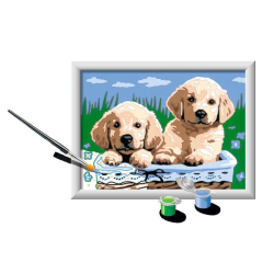 Ravensburger - CreArt Детская книжка-раскраска Щенки 289318 / артикул   289318  / GTIN 4005556289318