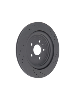 Диск тормозной задний перфорированный PRO-LINE с покрытием комплект FORD EXPLORER 11-> GANZ GIJ06168S