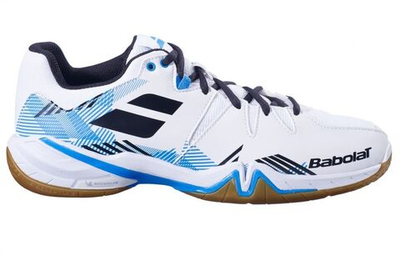 Мужские кроссовки для бадминтона/сквоша Babolat Shadow Spirit - white/black