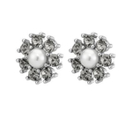 Серьги Dyrberg Kern AUDE SS GREY / WHITE PEARL 450100