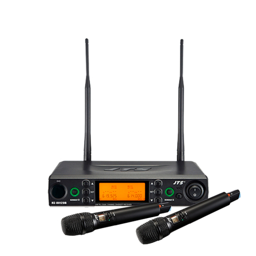 JTS RU-8012DB/RU-850LTH Радиосистема UHF двухканальная с ручными передатчиками