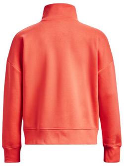 Женская теннисная куртка Under Armour Women's UA Rival Fleece 1 Zip - after burn/white