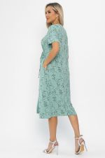 Платье Цветы лета (мятное) П13785-18М LT Collection (Акция)
