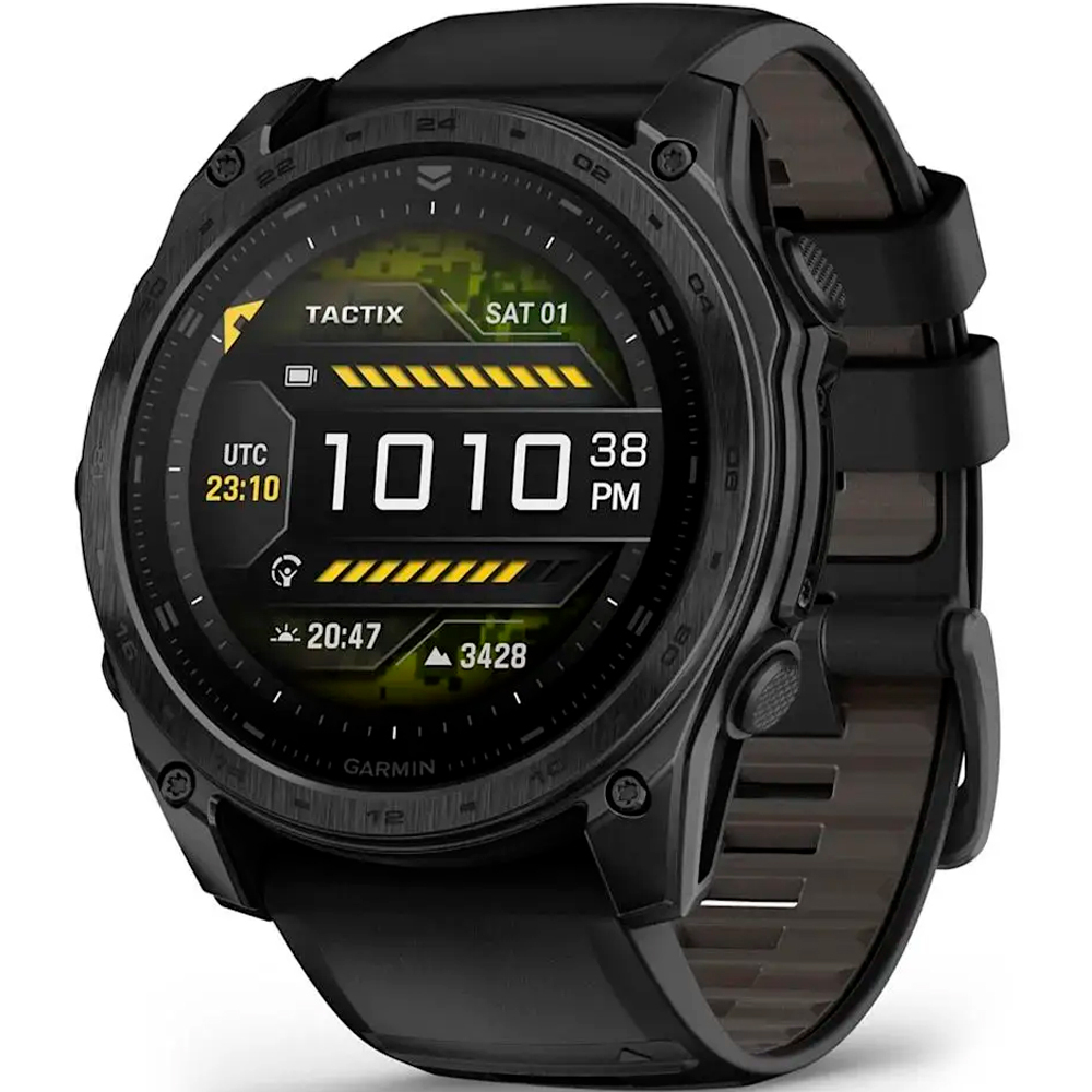 Часы-навигатор Garmin Tactix 8 Standard 51 мм Amoled, нейлоновый черный  ремешок 010-03406-01