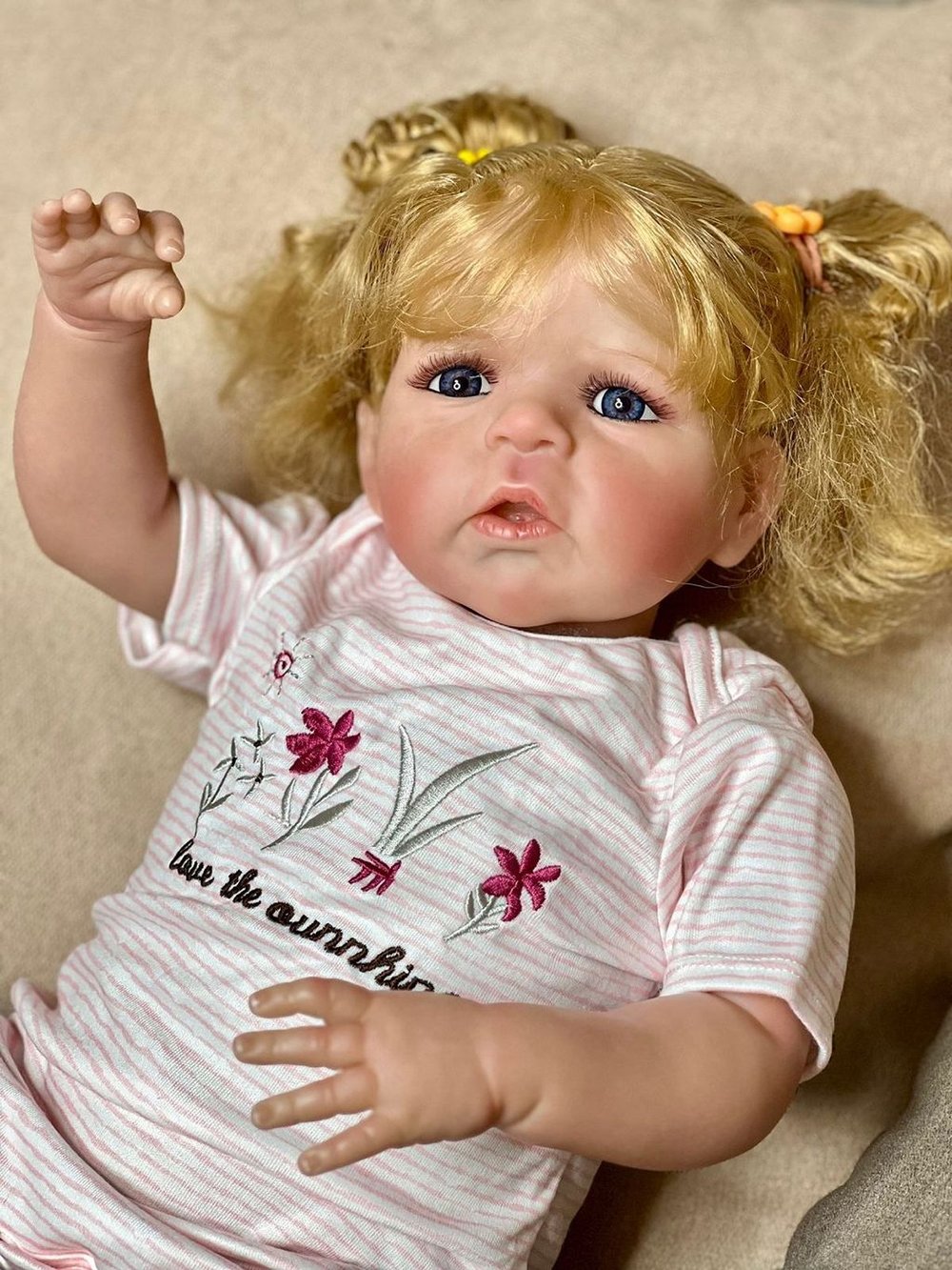 Кукла Реборн мягконабивная 60см в пакете (FA-603)