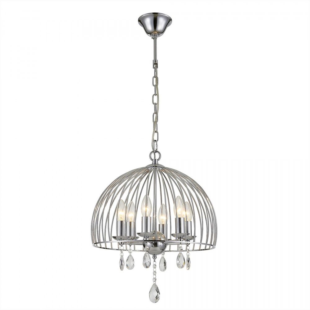 Citilux Джина CL462261 Люстра подвесная Хром