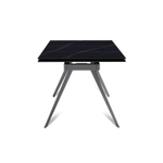 Стол раскладной Rhein (140+40+40), керамика матовая Blackgold