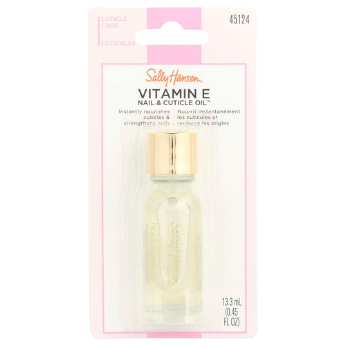 Sally Hansen, Vitamin E, масло для ногтей и кутикулы ™, 13,3 мл (0,45 жидк. Унции)